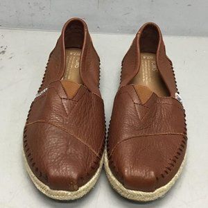 Toms Tan Rope Espadrille Slip On Size 7.5